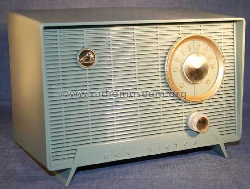 It was on an RCA Victor Nipper VI radio similar to this one given to me by my mom as a birthday present in 1952 similar to this one that made us both Dodger fans. (Image courtesy of RadioMuseum.org)