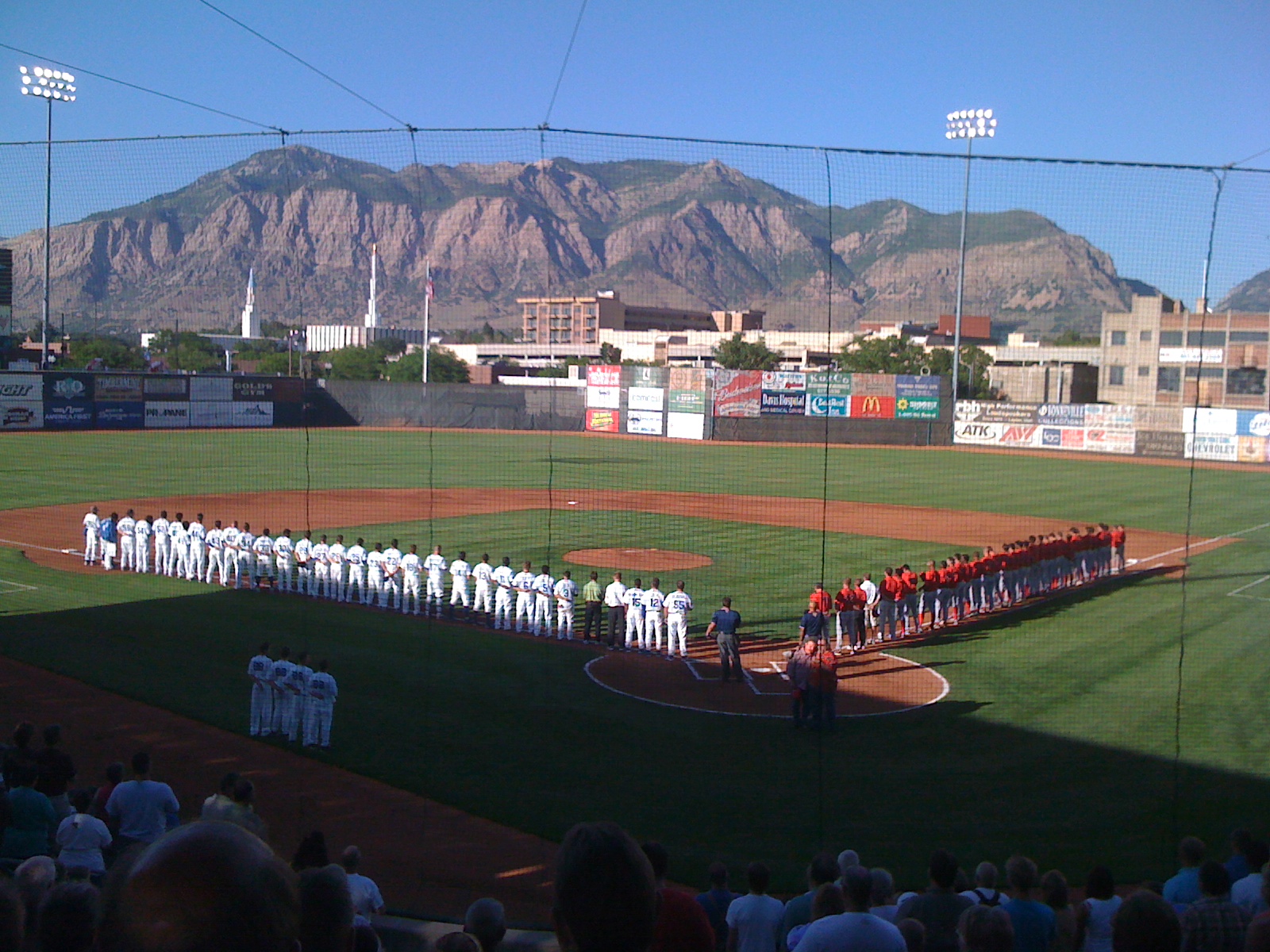 Lindquist Field is considered by many to have the most beautiful backdrop in all of baseball.(Photo courtesy of alwaysogden.com)