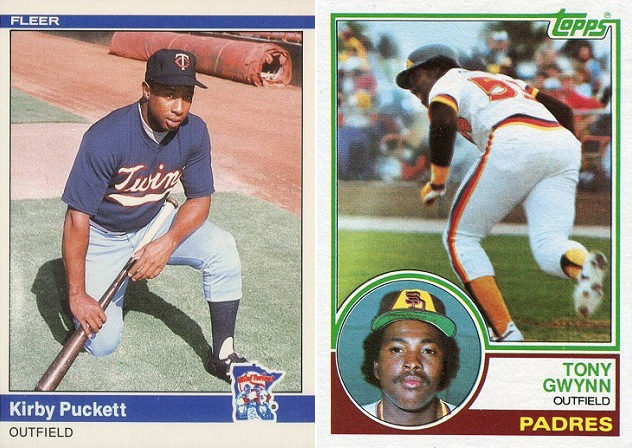 Jamie and I were elated when Kirby Puckett and Tony Gwynn were inducted into the Hall of Fame in 2001 and 2007 respectively. Having bought many of their cards over the years, it almost felt as though we helped them get there.