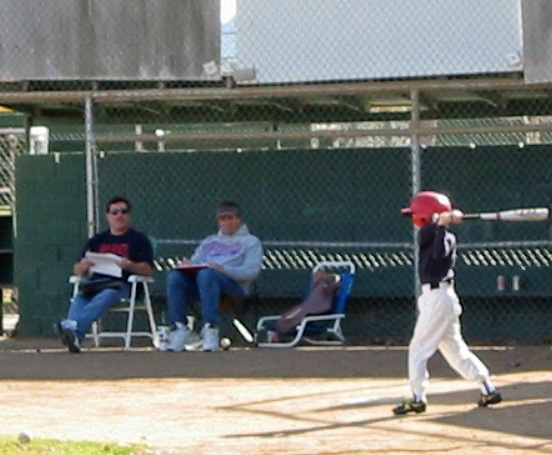 Much like his father, young Tim Cervenka knew a lot about baseball except how to hit one.(Photo credit - Ron Cervenka)