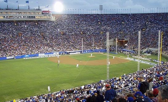 ...and here is the L.A. Memorial Coliseum for the 50th anniversary game.(Photo credit - Ron Cervenka)
