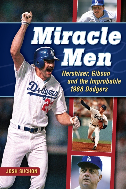 Former DodgerTalk co-host Josh Suchon's book 'Miracle Men' will be a must-read book for all Dodger fans. (Image courtesy of wereoutofink.com)