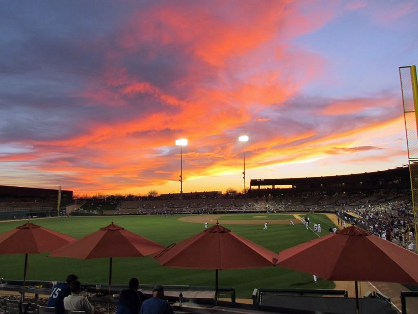 Camelback Ranch in Glendale, AZ is arguable the finest spring training facility in the entire Cactus League. Photo credit - Mike LeClair)