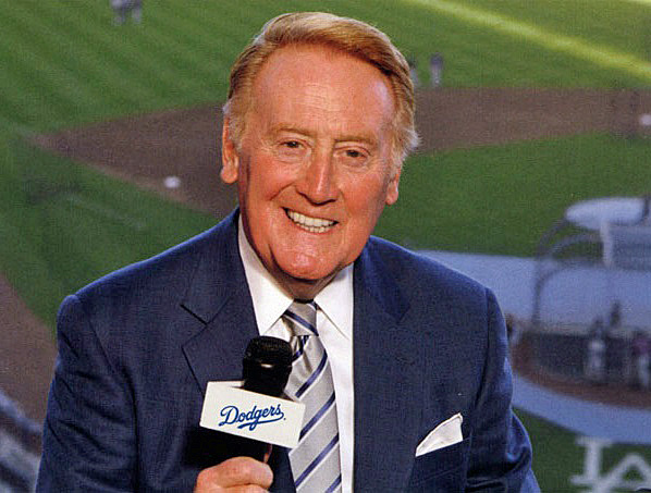 Receiving a letter of appreciation from Vin Scully will be like receiving a letter of appreciation from Vin Scully. (Photo courtesy of LA Dodgers)
