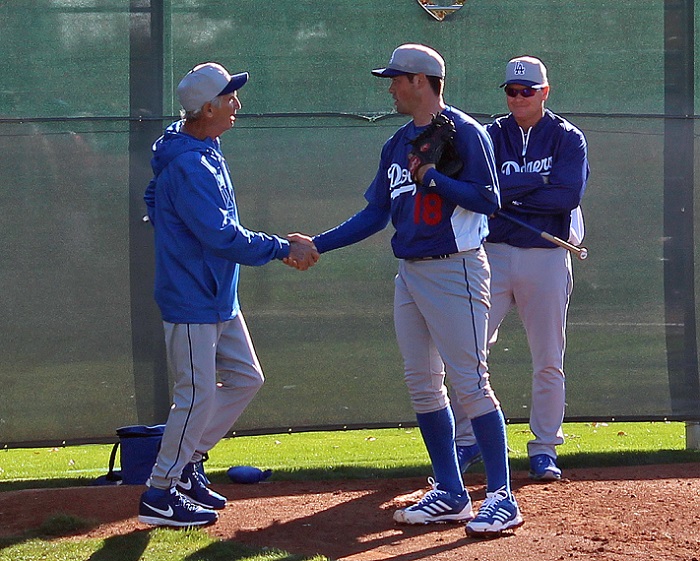 Although Dodgers legend and Hall of Famer Sandy Koufax usually spends a few days at Camelback Ranch during spring training and occasionally shows up at Dodger Stadium, his "Special Advisor to the Chairman" status is more for show than anything else. (Photo credit - Ron Cervenka)
