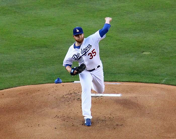 Dodgers left-hander Brett Anderson last pitched in a major league game on Octomer 12, 2015 in Game-3 of the NLDS against the New York Mets at Citi Field. (Photo credit - Ron Cervenka)