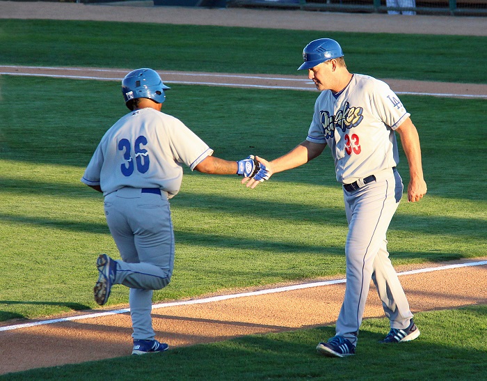 In addition to leading the Rancho Cucamonga to the Cal League Championship in his first year as the Quakes manager in 2015, Haselman also managed the Glendale Desert Dogs of the prestigious Arizona Fall League. (Photo credit - Ron Cervenka)