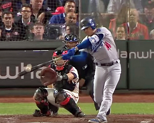 In only his third at-bat off the disabled list, Kiké Hernandez sent a Madison Bumgarner 86-MPH slider 448 feet into the seats at AT&T Park to help the Dodgers clinch their third NL West title in three consecutive seasons. (Video Capture courtesy of SportsNet LA - Click on image to view video)