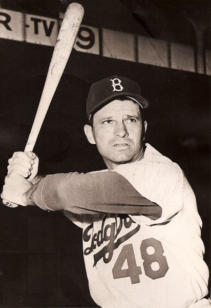 Andy Pafko spent only one season with the Dodgers but it was a big one. (AP photo)