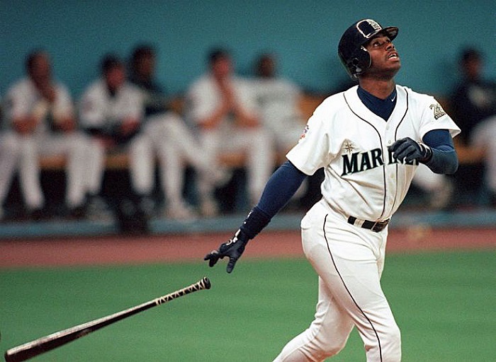 Whether it's the BBWAA or the IBWAA, if Ken Griffey Jr. isn't a first ballot Hall of Famer both systems are broken. (Photo credit - Lois P. Nicholson)