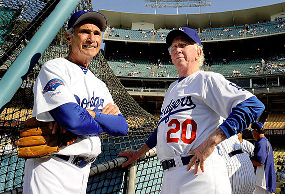 The last Dodgers to have his number retired was Don Sutton on August 14, 1998. (Photo credit - Wally Skalij)