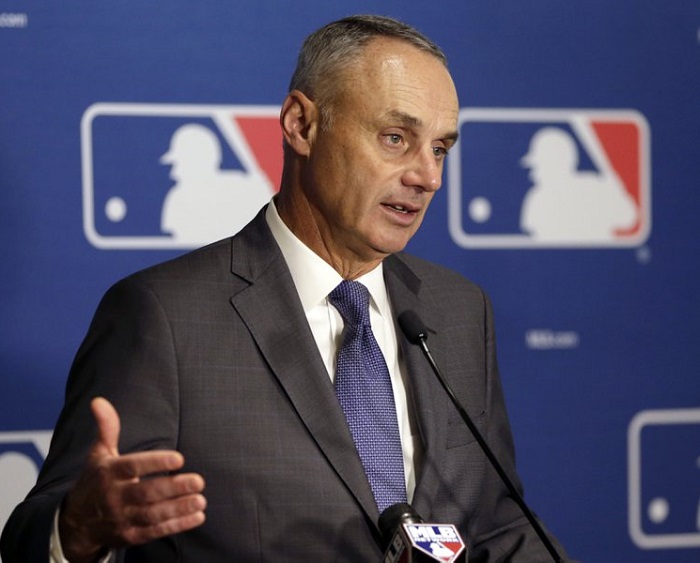 There is zero chance that MLB commissioner Rob Manfred would ever do away with interleague play. (Photo credit - Lynne Sladky)