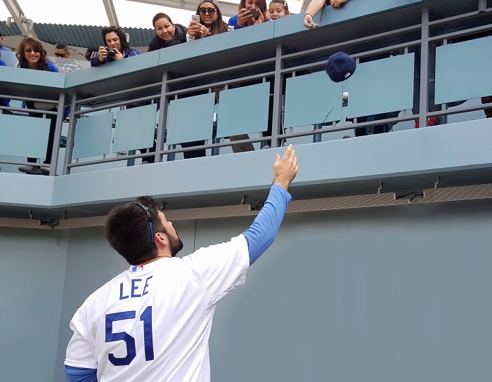 In spite of his uncertain future with the team, Zach Lee remains a huge favorite among Dodger fans. (Photo credit - Ron Cervenka)