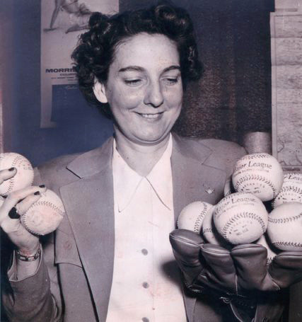 Many credit Edith Houghton as being baseball's first female scout but she was actually the second. (Photo courtesy of National Baseball Hall of Fame and Museum)