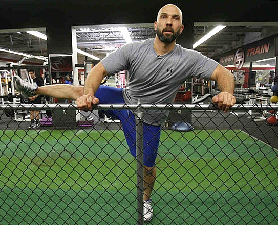 Like his new boss Gabe Kapler, Raul Ibanez continues to keep himself in remarkable shape - even at 42 years old. (Photo courtesy of articles.philly.com)