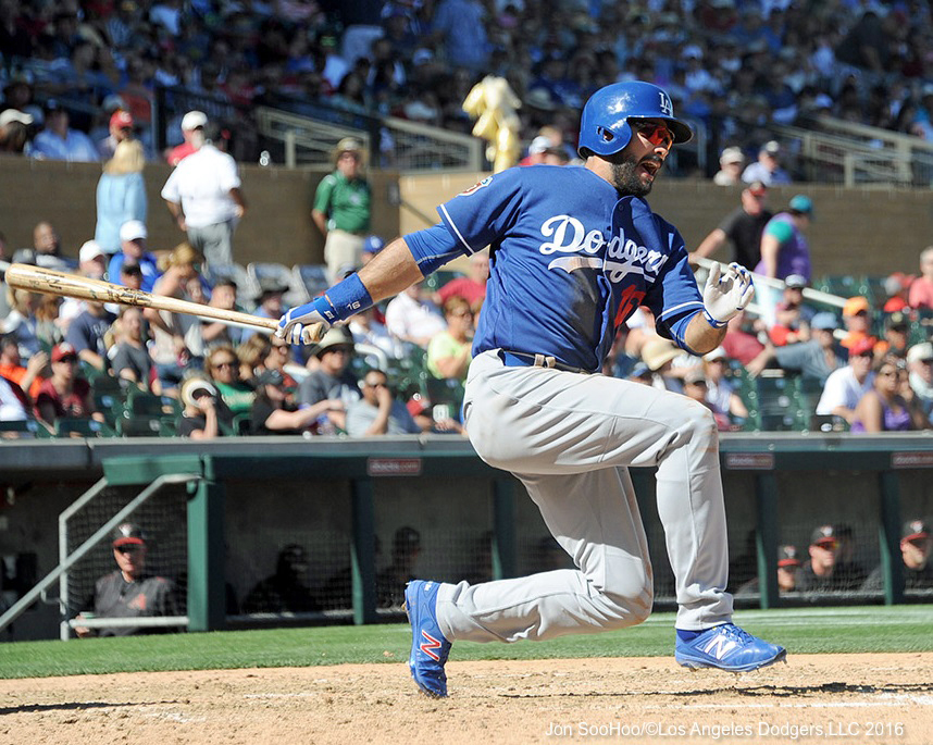 It was very apparent that Ethier's injury was going to be anything but "day to day." (Photo credit - Jon SooHoo)