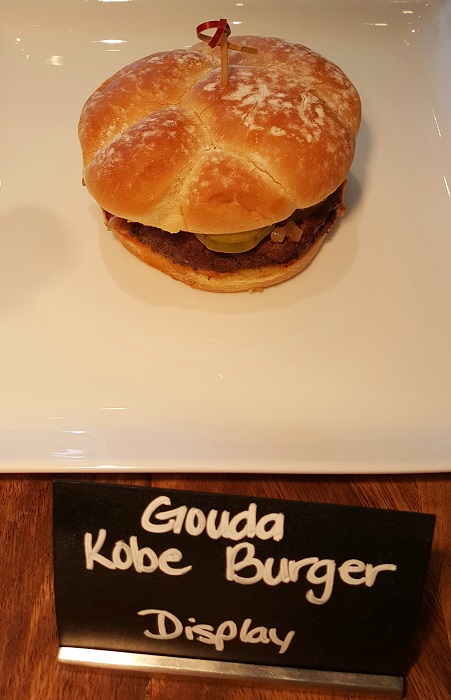 The new Gouda Kobe Burger is going to be a big seller this season at Blue Heaven on Earth. (Photo credit - Ron Cervenka)