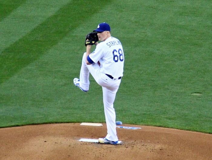 Even though right-hander Ross Stripling has very little MLB experience, he has both the stuff and the makeup to be a number three starter - perhaps eventually a number two. (Photo credit - Ron Cervenka)