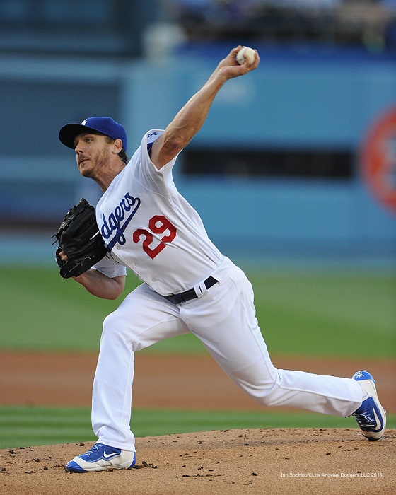 Unless he shows marked improvement - and soon, lefty Scott Kazmir should not be number two in the Dodgers rotation; or even three or four. (Photo credit - Jon SooHoo)
