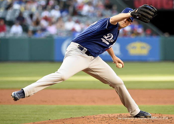 There is no gentle way to put it, Alex Wood has had an awful spring. (Photo credit - Jon SooHoo)