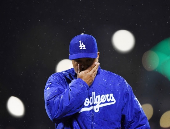 It was very obvious that Dodgers manager struggled with his decision to remove Stripling after 7.1 no-hit inning, but even Stripling said it was the right call. (Getty Images)