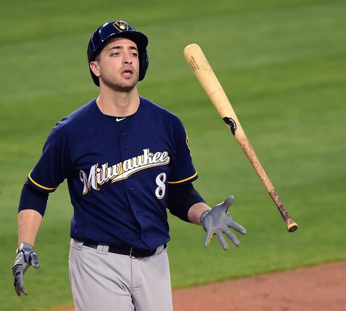 The only cheers that Ryan Braun gets at Dodger Stadium these days is when he strikes out. (Photo credit - Harry How)