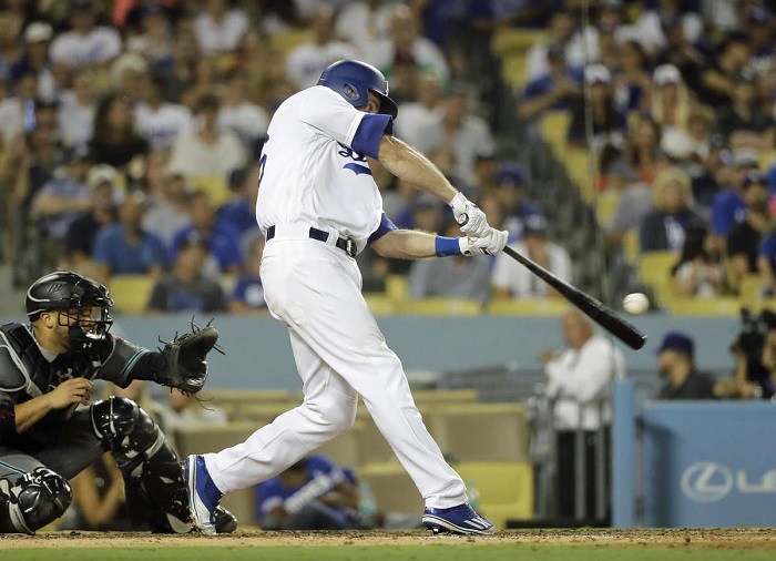 If the Dodgers go on to win the NL West for a franchise record-setting fourth consecutive time, it will be hard to argue that Chase Utley's seventh-inning two-run home run wasn't the turning point of the season for the Dodgers. (Photo credit - Jae C. Hong)