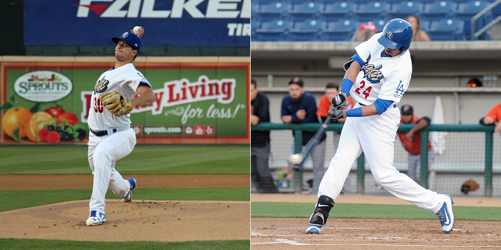 There is no disputing that the loss of right-hander Andrew Sopko and slugger Edwin Rios has been a devastating blow to the Quakes, but as Quakes manager Drew Saylor put it "That's what this is all about." (Photo credit - Ron Cervenka and Steve Saenz)