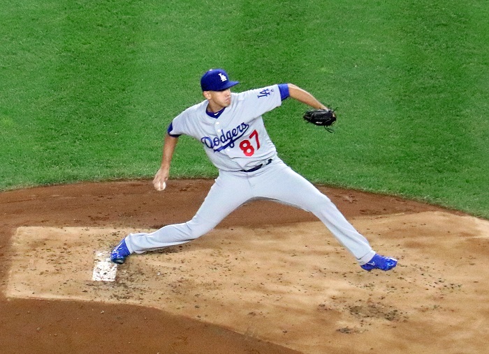 “His poise is off the charts,” said Dodgers manager Dave Roberts of De Leon. (Photo credit - Ron Cervenka)