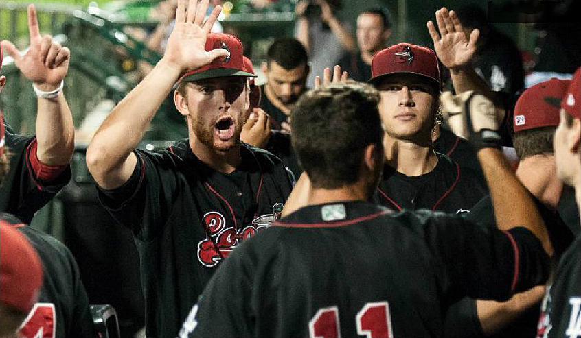 The Great Lakes Loons advanced to the Eastern Division Championship Series with Saturday's X-X win over the Bowling Green Hot Rods. (Photo courtesy of Great Lakes Loons)