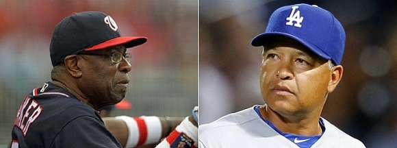 Although Nationals manager Dusty Baker has a history of making bad managerial decisions in extremely crucial situations, Dodgers manager Dave Roberts admits that some of the decisions he made during the final road trip of the season weren't his best. (Photos courtesy of Fox Sports and ESPN)