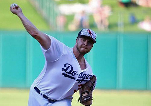 The Dodgers were very fortunate to get right-hander Logan Bawcom back from the Seattle Mariners after he was taken by them in the 2015 Rule-5 Draft. (Photo courtesy of MiLB.com)