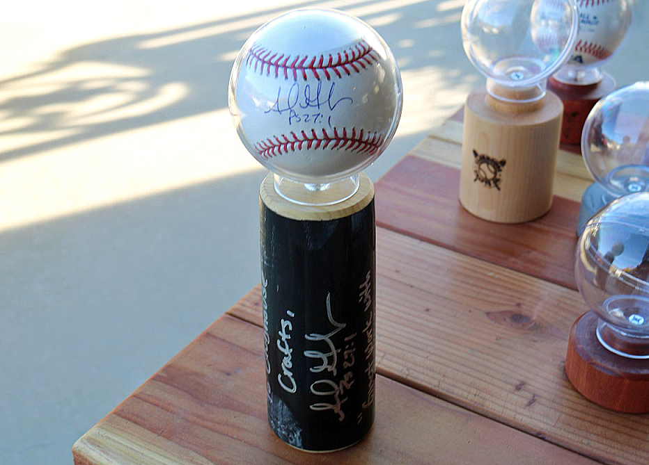 San Francisco Giants Game Used Ball Bottle Opener