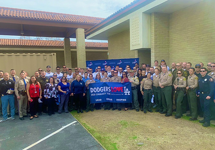 Whittier Union Students Receive Special Visit from Los Angeles Dodgers  During Pep Rally