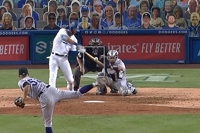 Cody Bellinger's walk-off home run, 08/22/2020