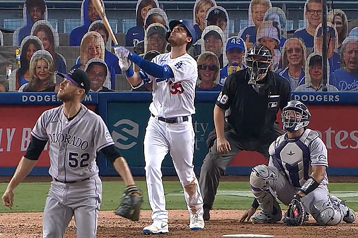 Cody Bellinger's walk-off home run, 08/22/2020