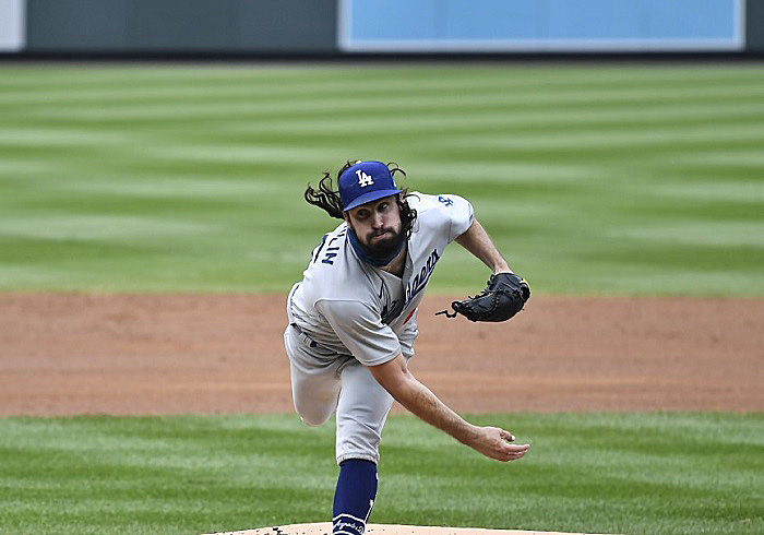 Tony Gonsolin goes on Dodgers' IL with inflamed shoulder; Dennis