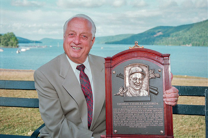 Tommy Lasorda, the baseball manager who 'gave God a jersey