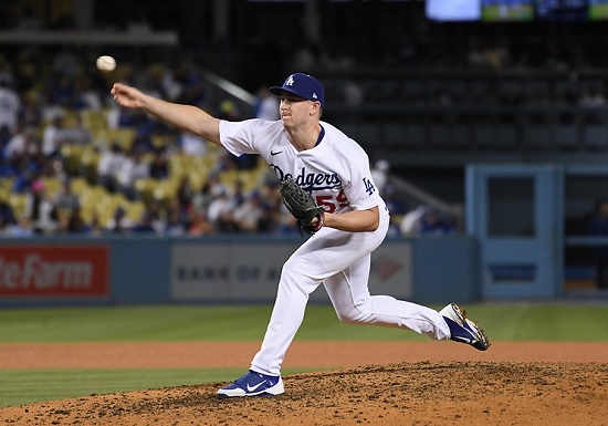 Autographed and Game-Used Brooklyn Dodgers Jersey: Evan Phillips #59  (LAD@KC 8/13/22) - Size 46