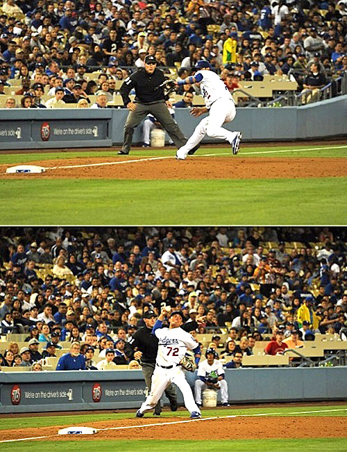 LOS ANGELES, CA - JUNE 24: Los Angeles Dodgers shortstop Kiki